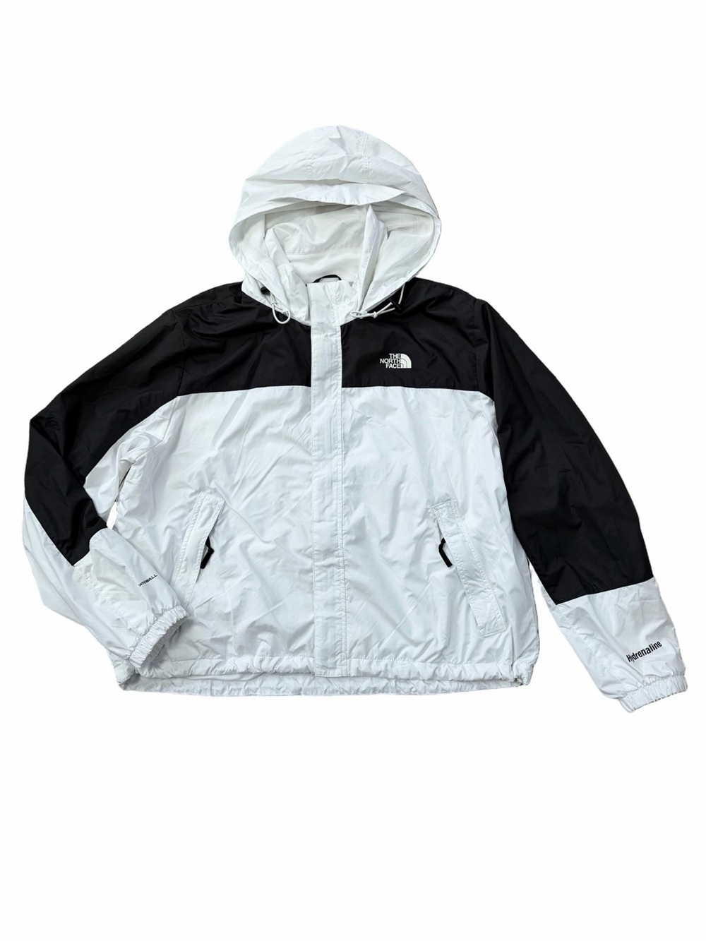 The North Face women’s XL Extra Large White Soft Shell Hydrenaline Wind Jacket